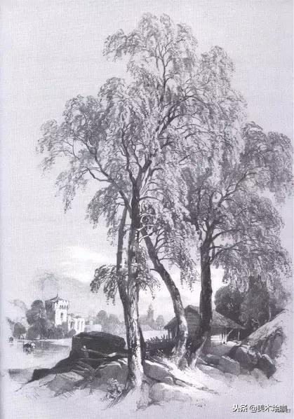 40张经典素描,40张经典素描风景图快拿去临摹吧