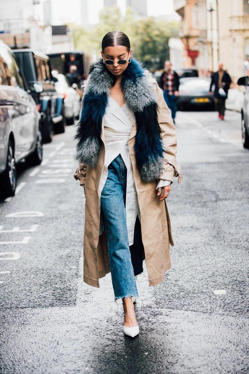 大衣围巾女冬季高级感系法,喜欢穿大衣的女孩子是什么风格