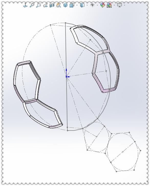 如何用solidworks画一种机械原理,solidworks足球染色