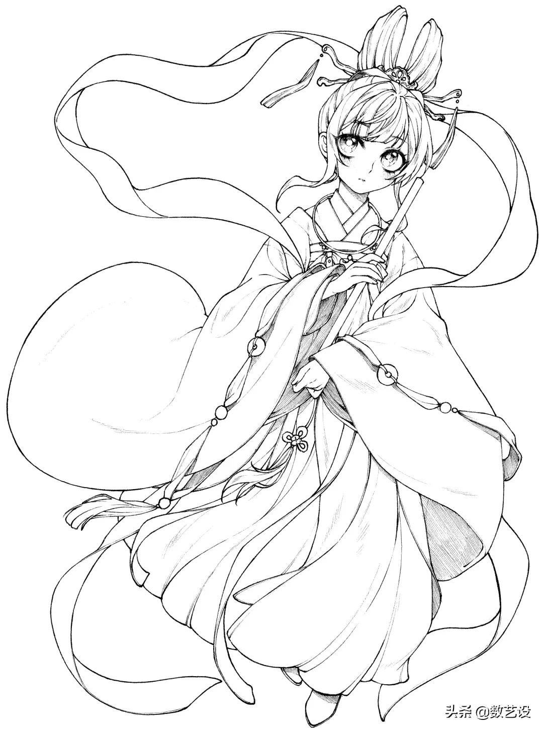 用15种颜色画的画特别漂亮,好看又复杂的又有颜色的画