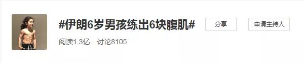 伊朗6岁男孩练出6块腹肌,伊朗六岁男孩