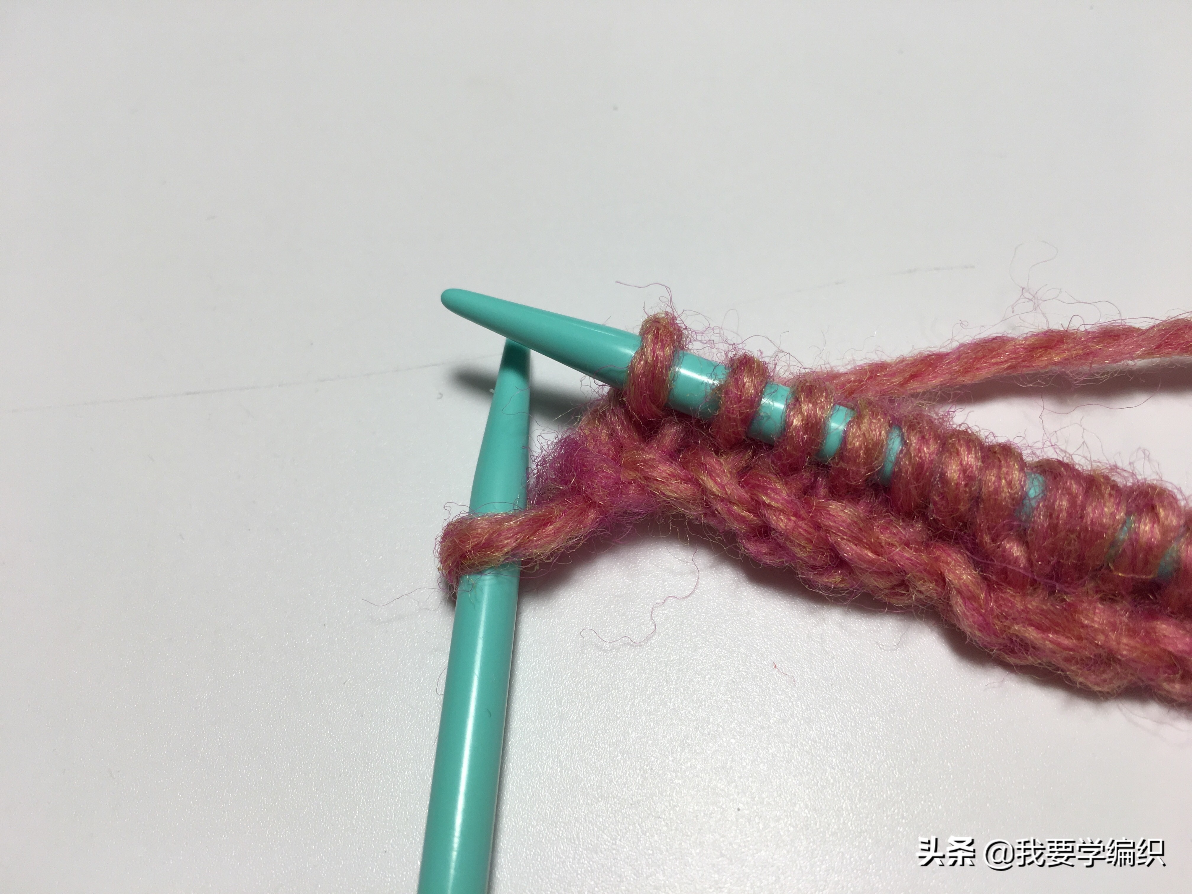 波浪围巾钩织教程,棉花糖毛线编织波浪围巾