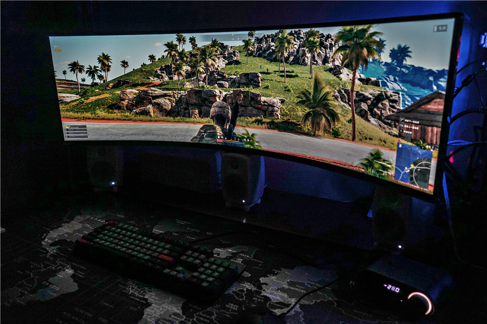 三星玄龙骑士49寸显示器测评144hz,49寸显示器曲率1500和1800