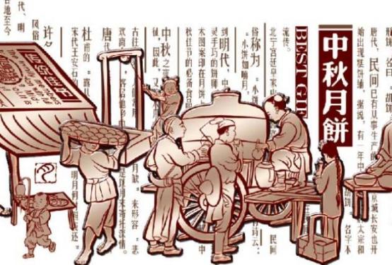 童年中秋夜降亮月，那些舍不得吃的月饼发霉后，还是被我们吃掉了