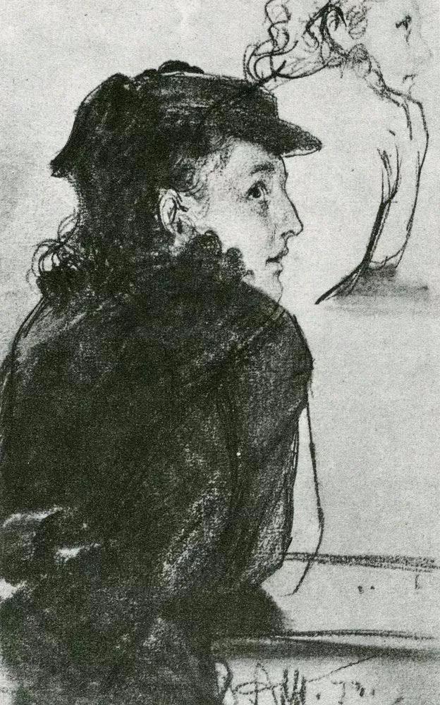 阿道夫门采尔速写作品,门采尔高清速写作品图片
