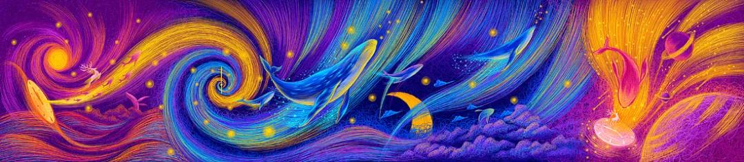 描摹梦境的魔术师，靠画“圈圈”火遍全网