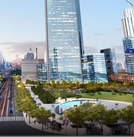 昆明未来的规划实景效果图,昆明东部商务区效果图