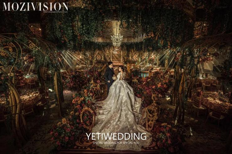 法式花园沉浸式婚礼,法式森林风格婚礼设计