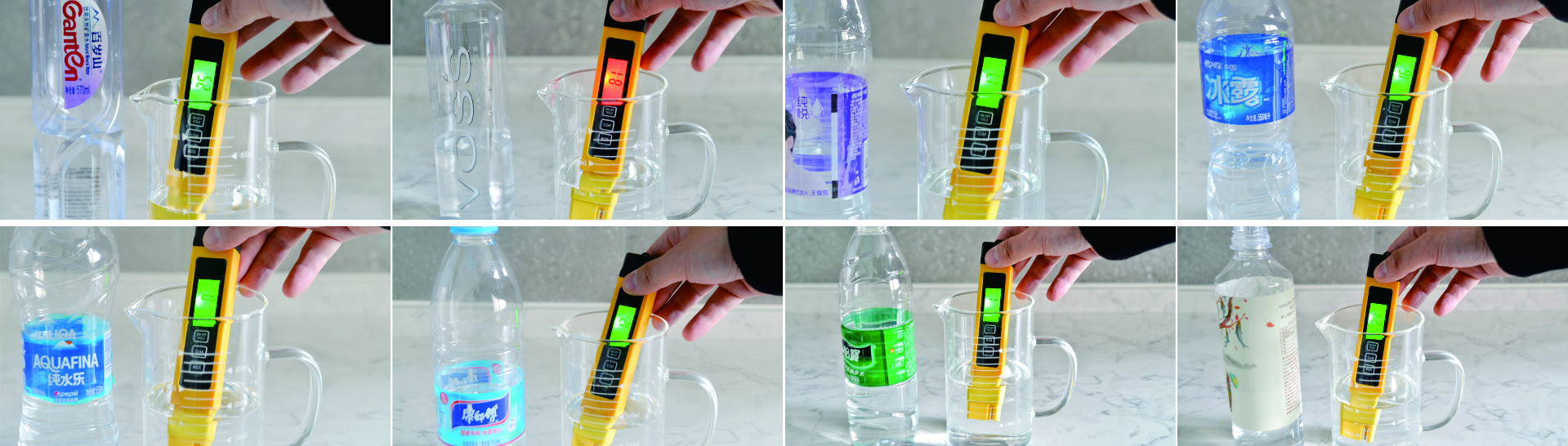 买了8款不同的饮用水，就为写完这篇瞎折腾的“水文”