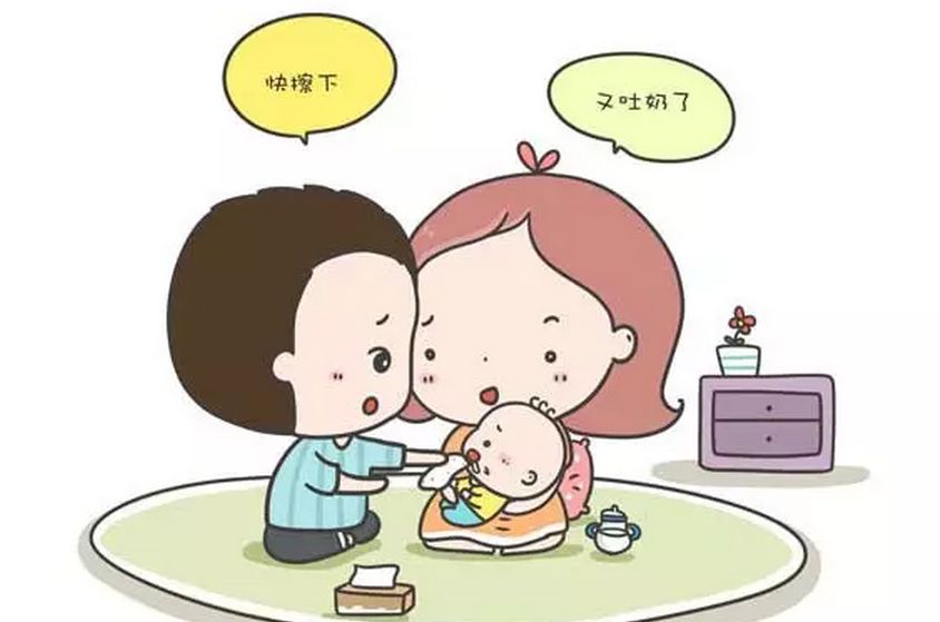 刚满月吐奶有奶渣,满月宝宝吐奶比较粘稠