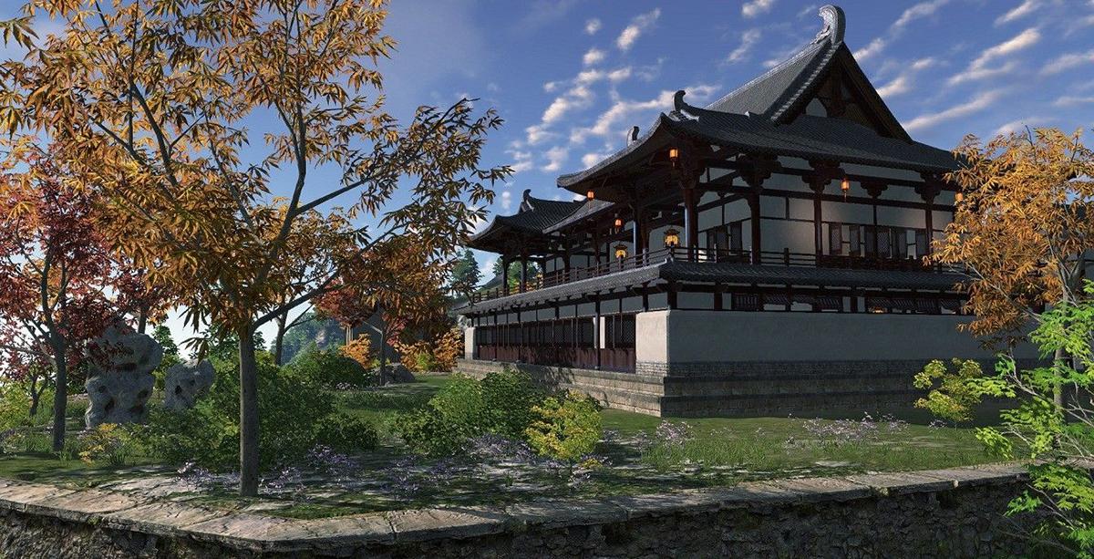 游戏中的家园玩法：天刀古风户型任意选，新梦诛带来全新家园体验