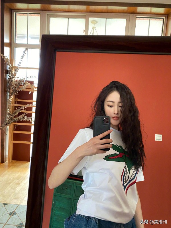 张天爱豹纹衣搭配图,鳄鱼与牙签鸟张天爱穿搭