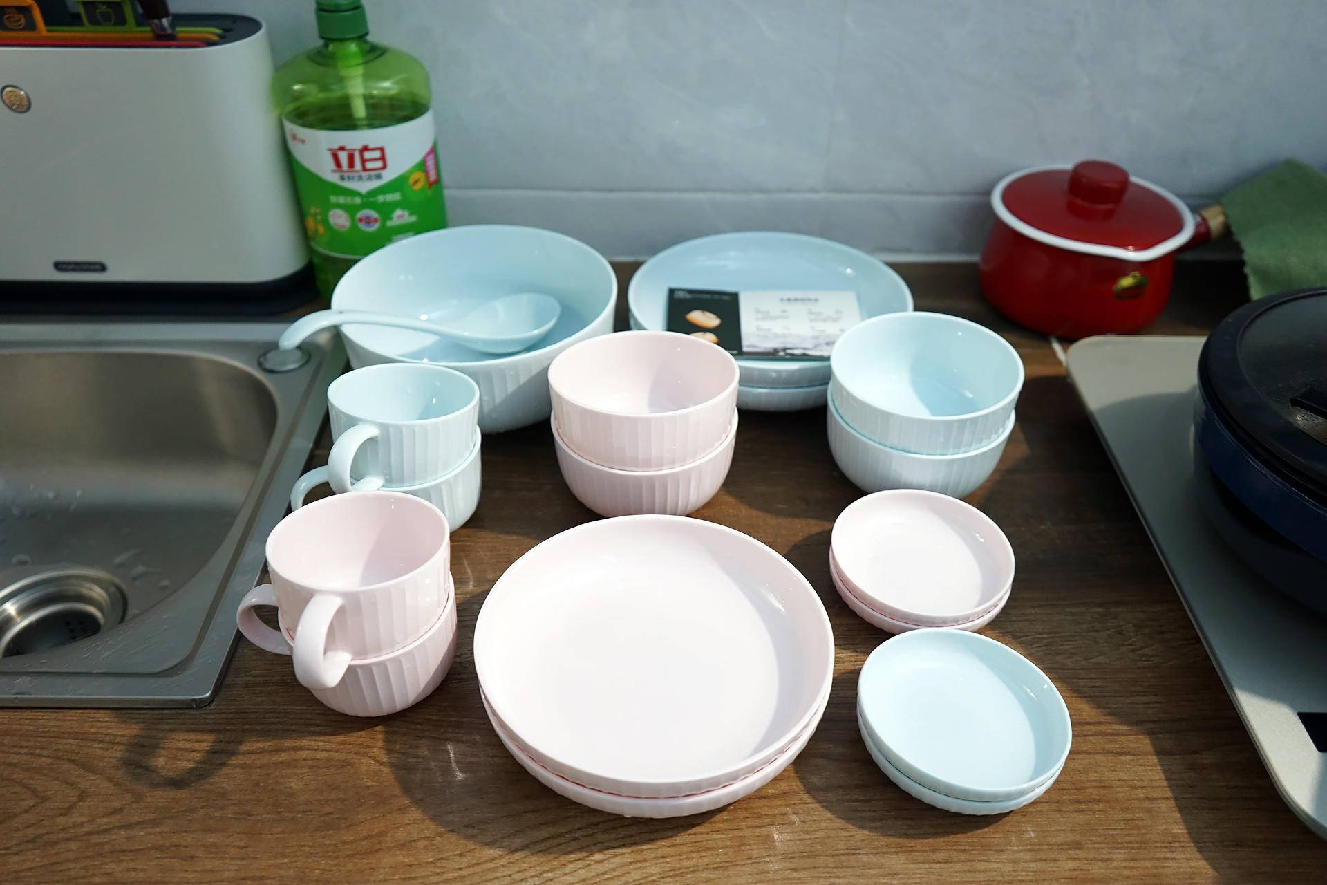 彩泥陶瓷餐具,北欧风格彩釉餐具