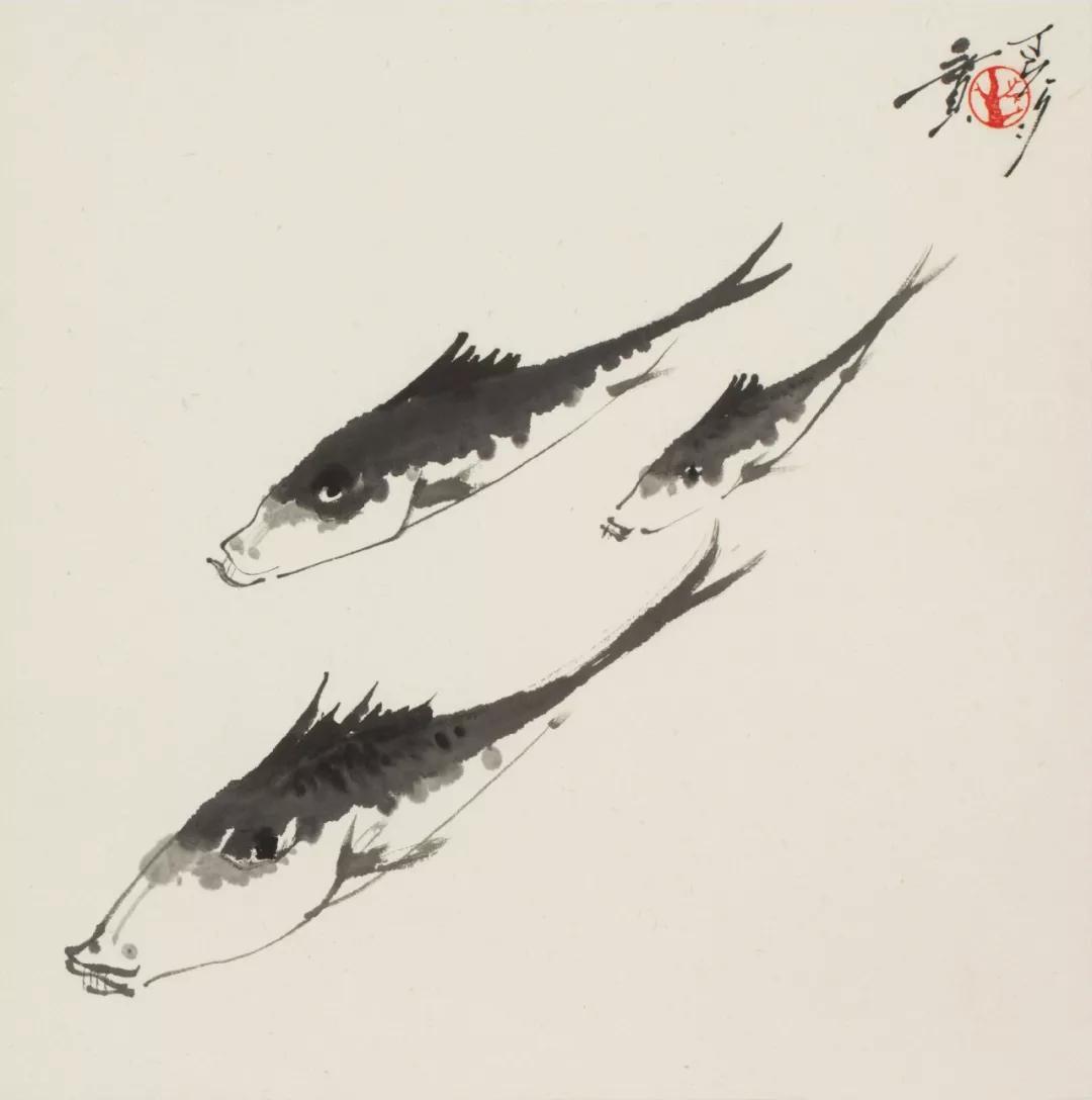 日本艺术家笔下的水墨画禅意十足,一个画水墨画很有意境的人