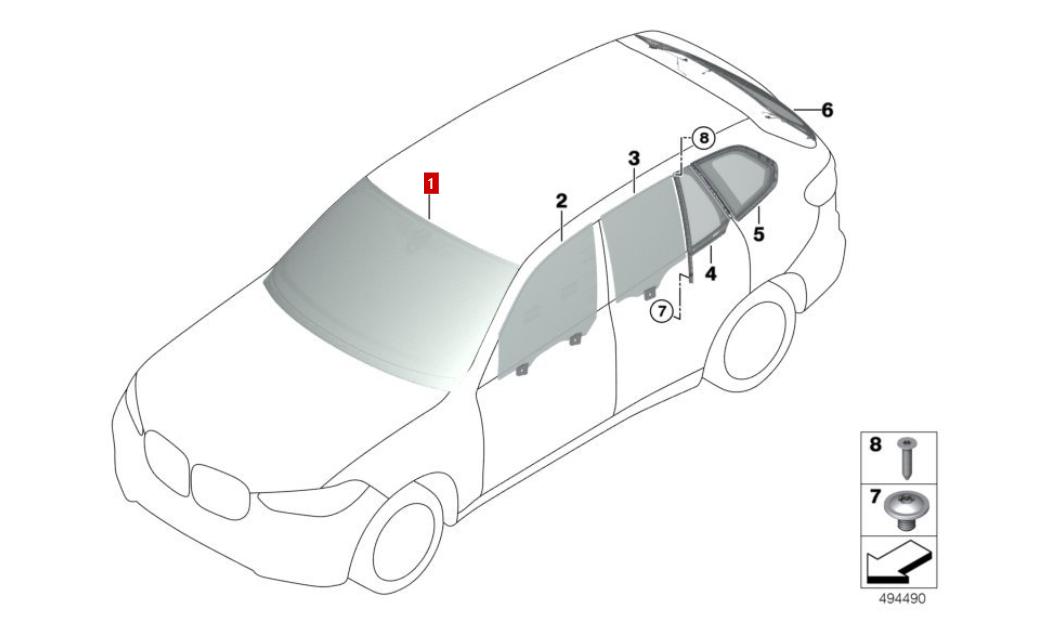 宝马X5前挡风玻璃内侧开裂，车主需要重视，解决方法务必了解