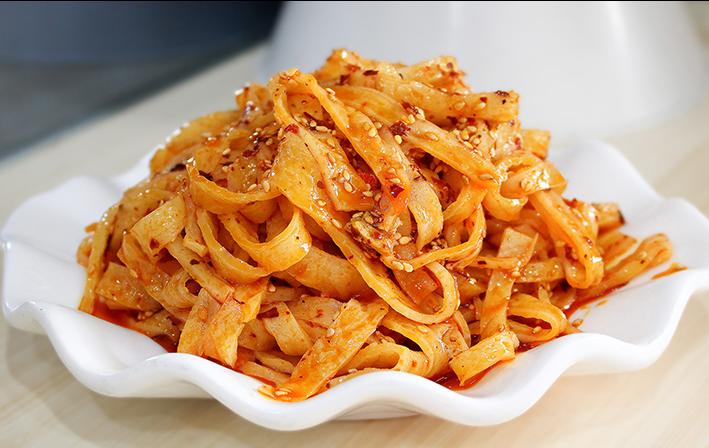 家庭版陕西凉皮汁怎么调好吃,妈妈版自制凉皮