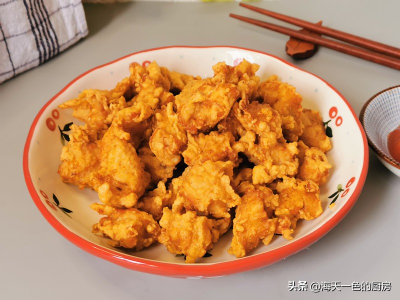 好吃到尖叫的香辣炸鸡块外酥里嫩,炸鸡块怎样能使它又嫩又是粗脆