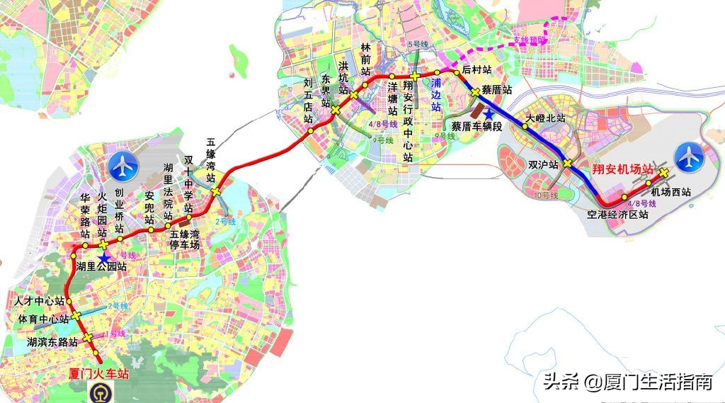 厦门3号线延伸段什么时候能通车,厦门地铁3号站点风景