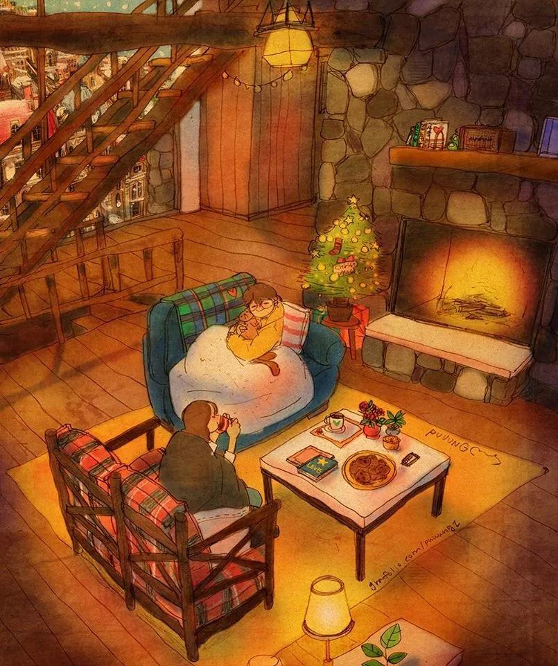 这些画也太甜了吧！！！看完只想谈！恋！爱