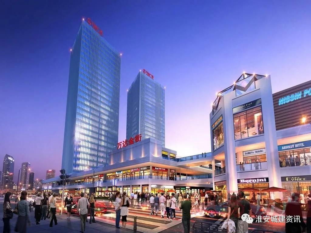 淮安万达广场图片夜景,淮安区万达新城市广场