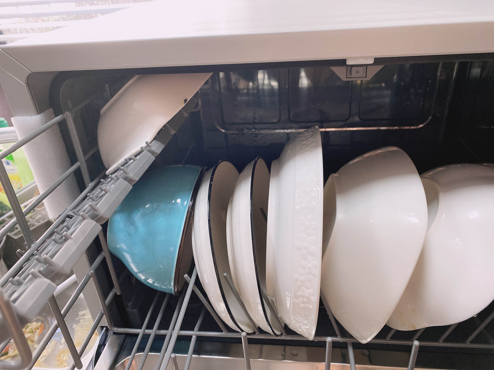 小户型窄台面嵌入式超薄洗碗机,慧曼c2小型台面洗碗机