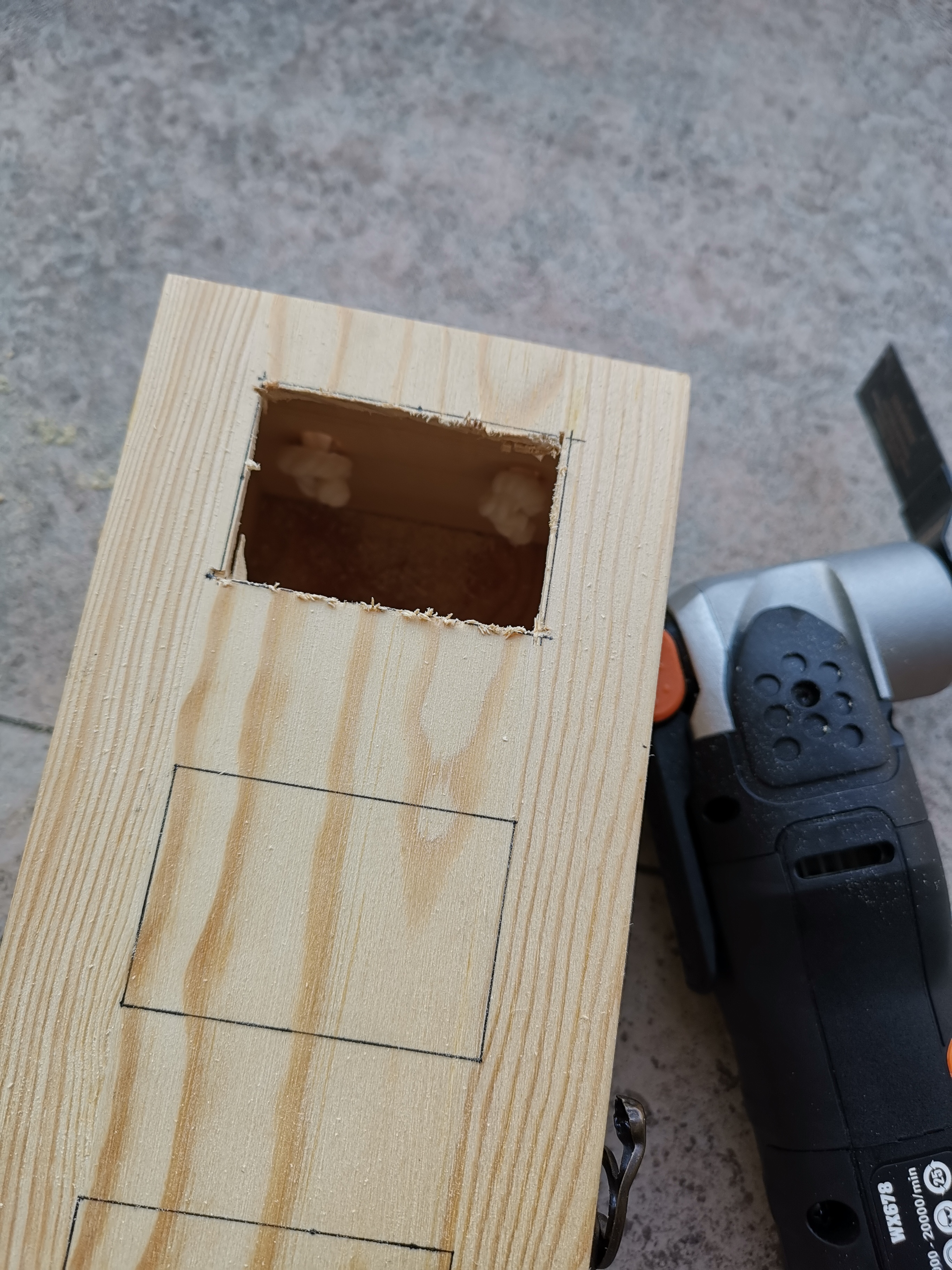 有了工具就手痒红酒盒子改成遥控器收纳盒大小看淡不服就干