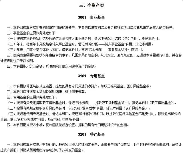 医疗会计分录汇总,医院主要涉及到的会计分录