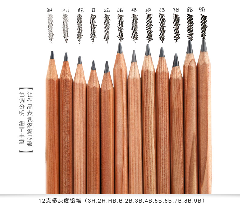 少儿美术铅笔7-10岁,小朋友铅笔用哪种品牌