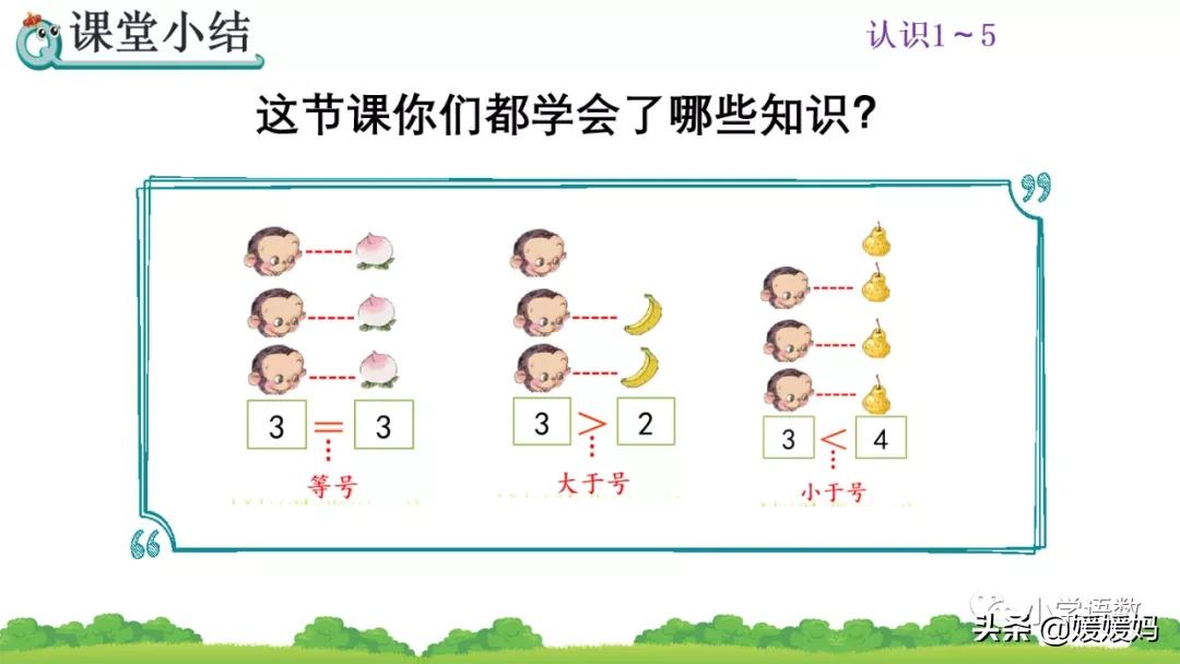 一年级数学比大小怎么教,一年级数学题比大小