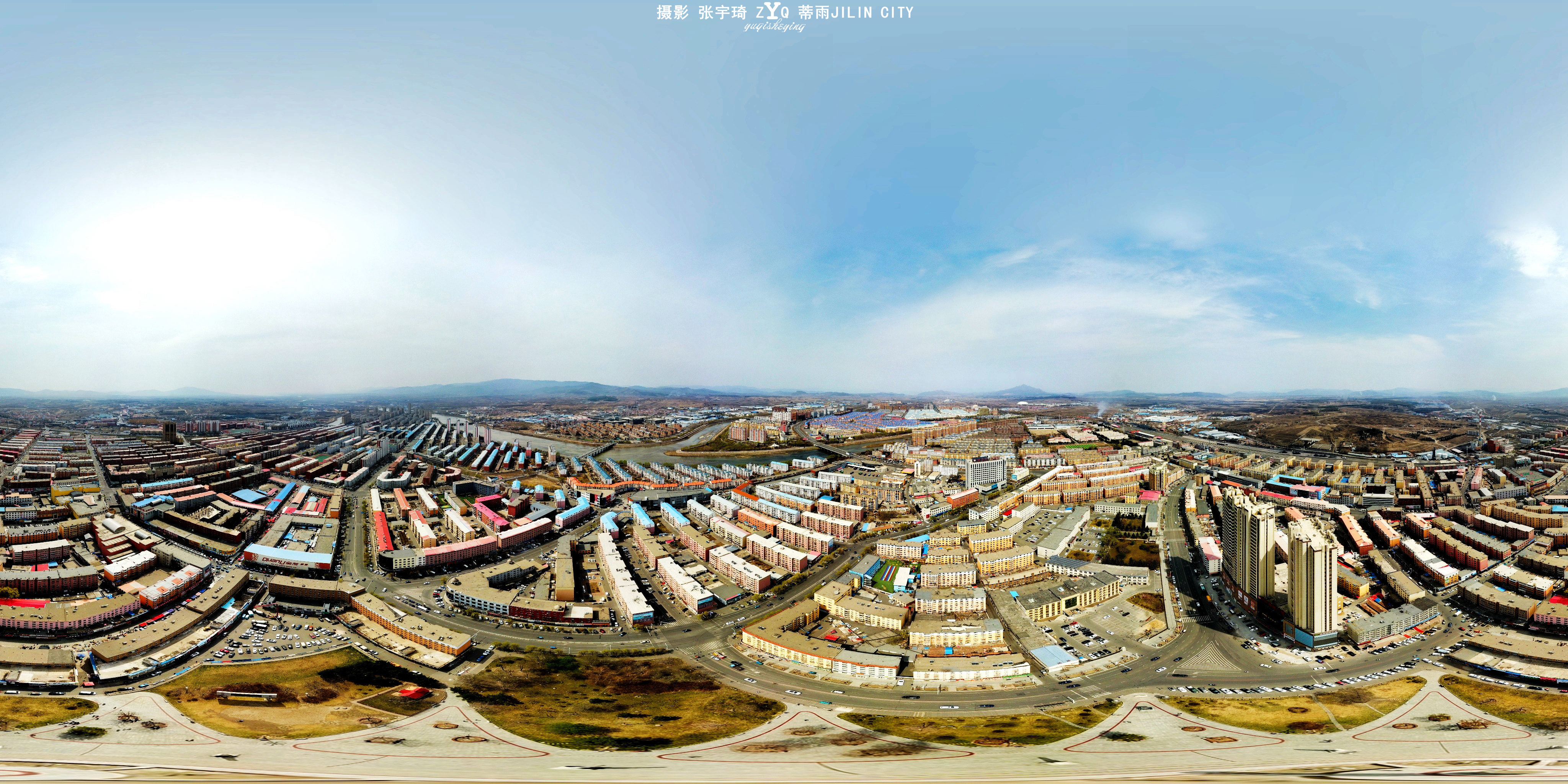 蛟河市航拍,吉林蛟河风景视频