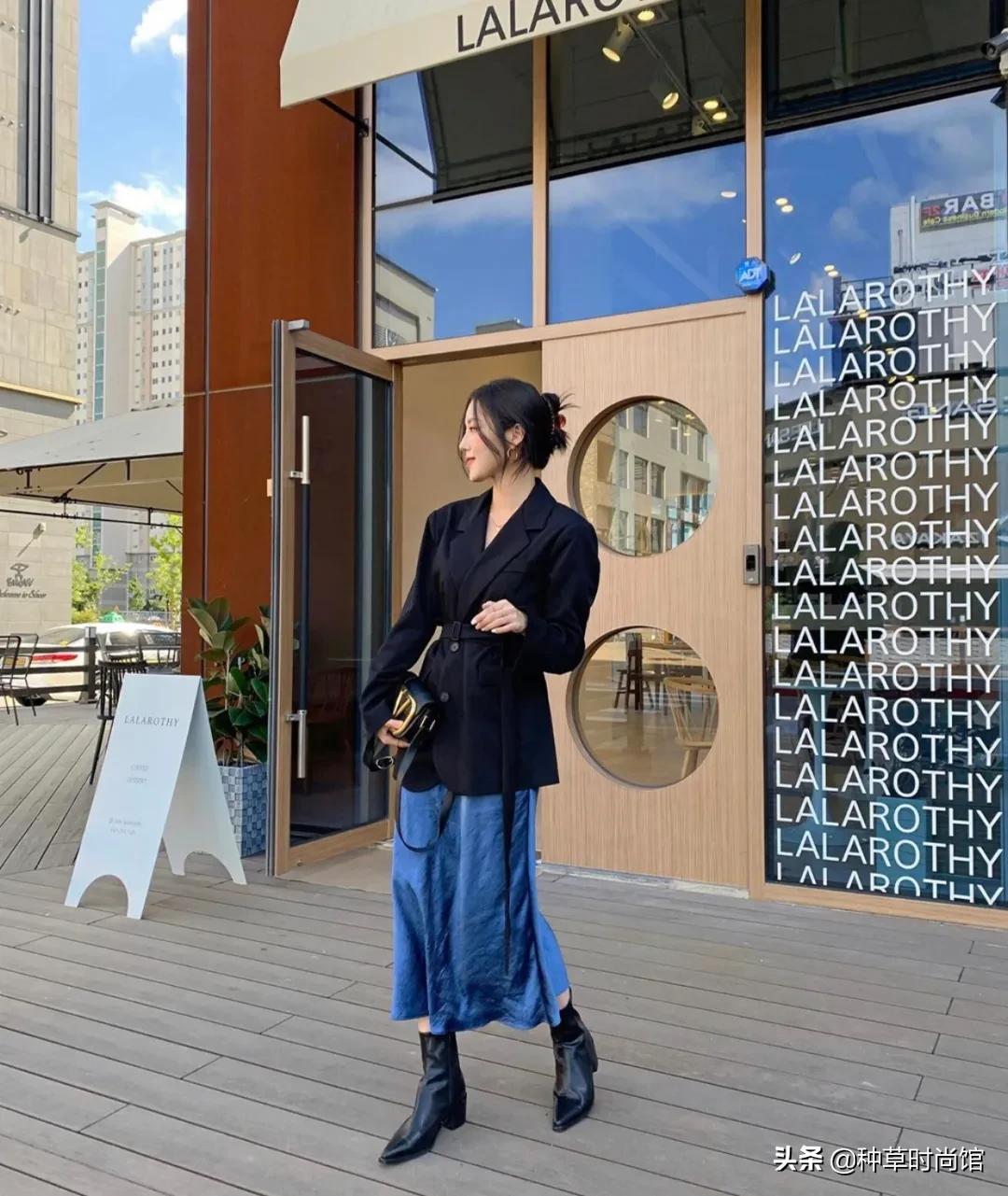 今秋必穿连衣裙,金秋时尚裙子