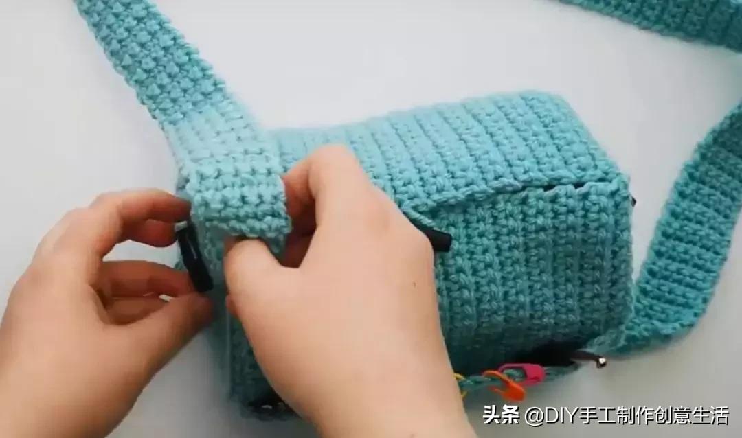毛线包钩织教程图解,毛线包实用的钩织教程
