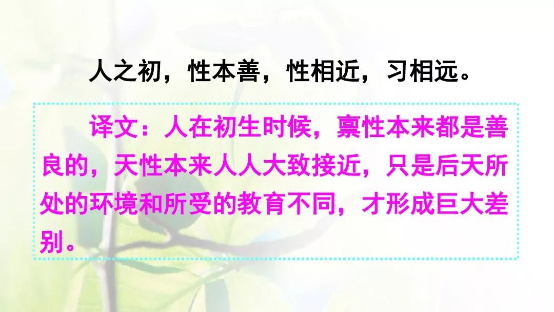 部编版一年级下册人之初知识,一年级下册识字8人之初