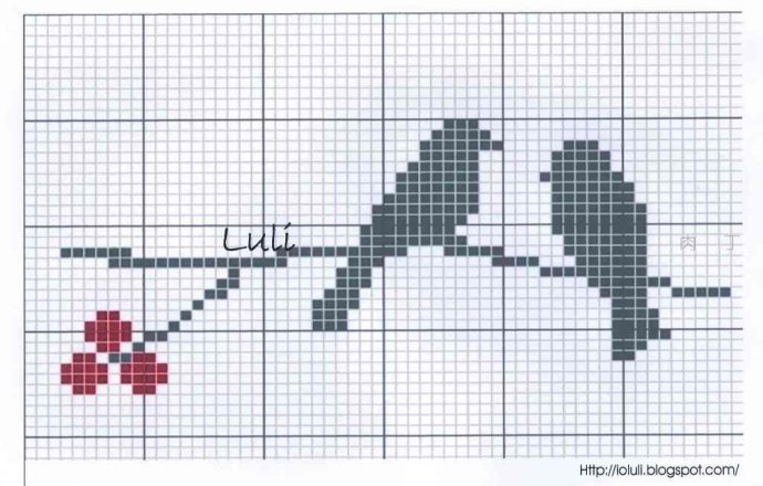 意大利设计师Luli的十字绣图纸及成品图片作品大全，编织也能用到