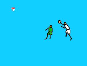 易建联大踏一步起飞双手暴扣,大个子很难防的过人