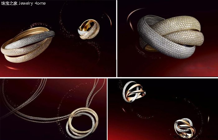 卡地亚trinity复古,卡地亚钻戒trinityruban1克拉