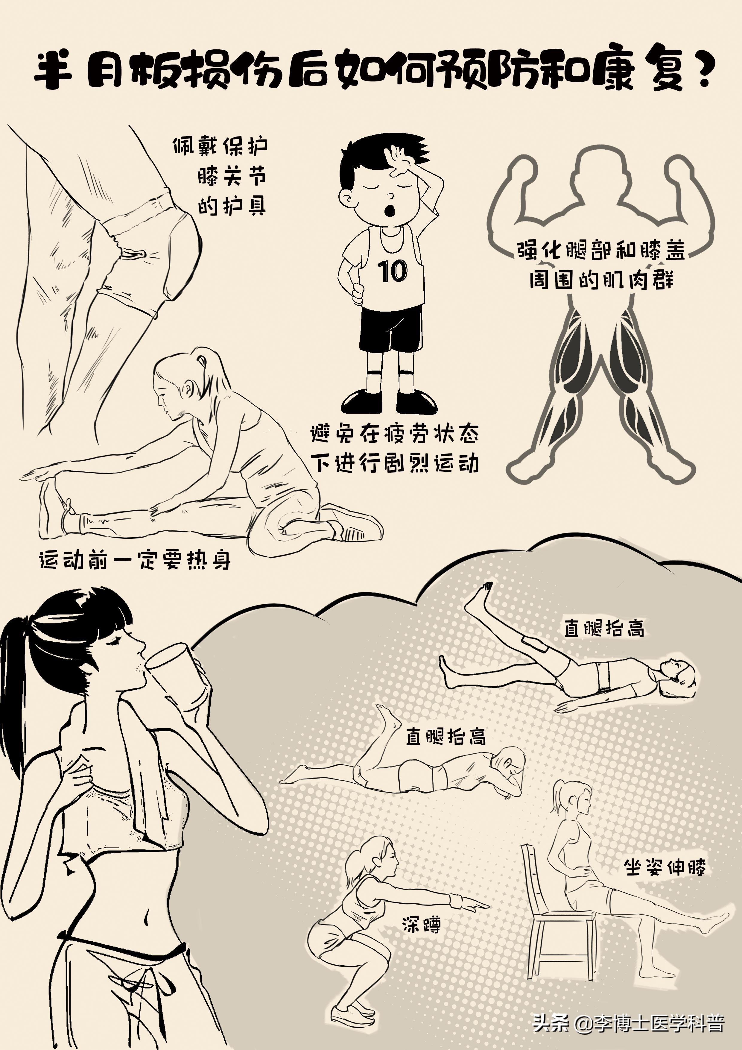 半月板平时关注事项怎样恢复更快,半月板深度科普