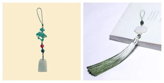 简单好看手机挂绳,好玩好看的纯手工中国风手机挂绳