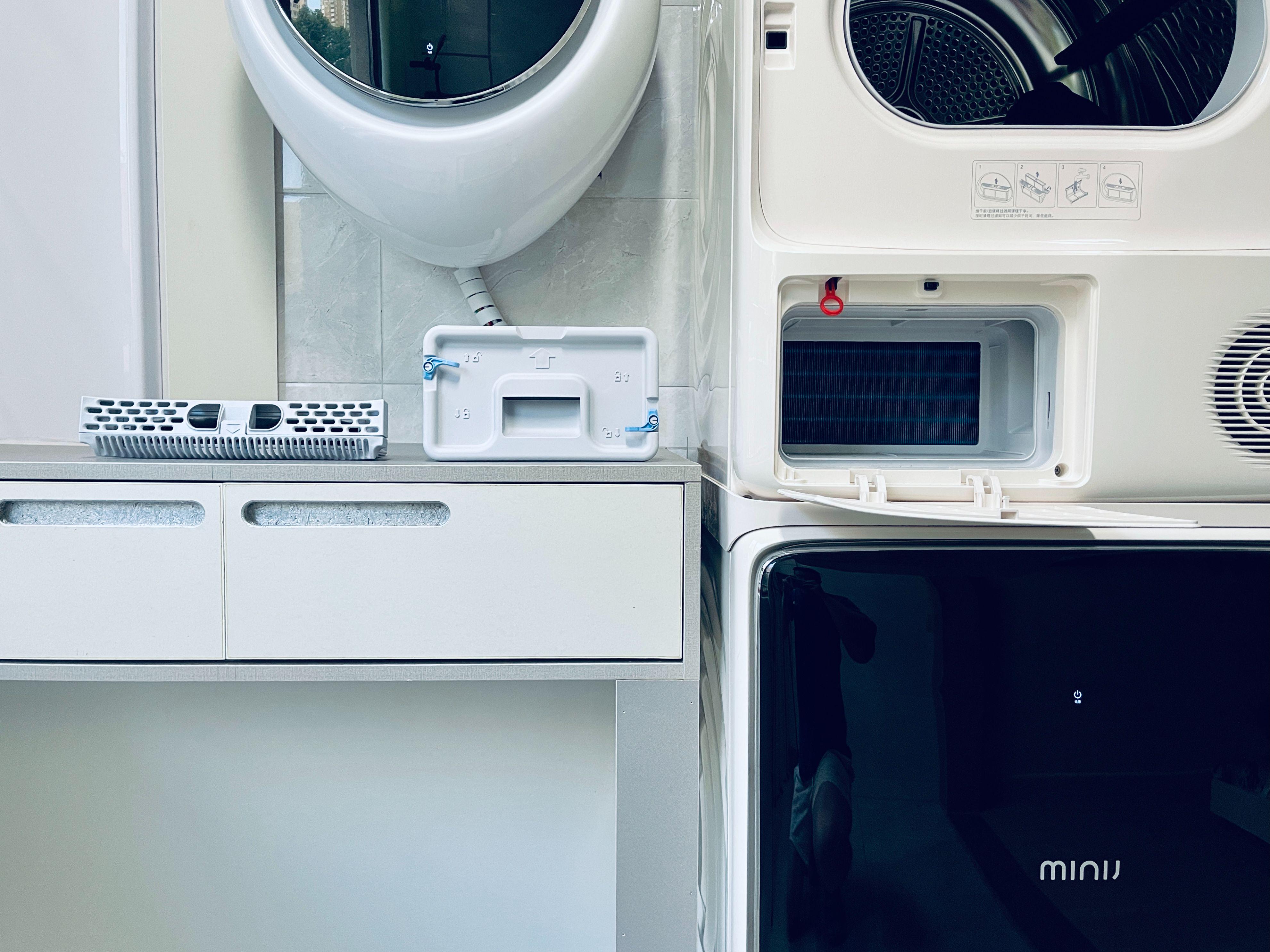 一字型洗衣房怎么布置好看,一平米洗衣房晾衣设计