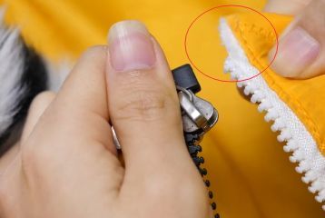 衣服拉链坏了教你一根吸管搞定,拉链插销处布烂了用吸管修的方法