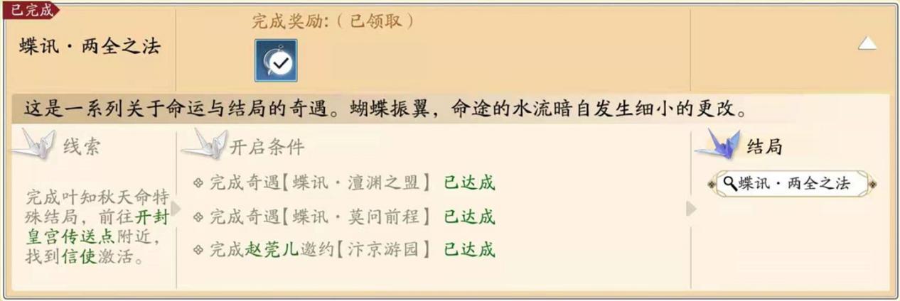 沉浸江湖故事，新奇遇解锁与开启条件一览