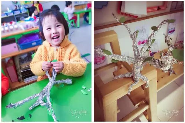 给孩子玩锡箔纸,亲子锡箔纸