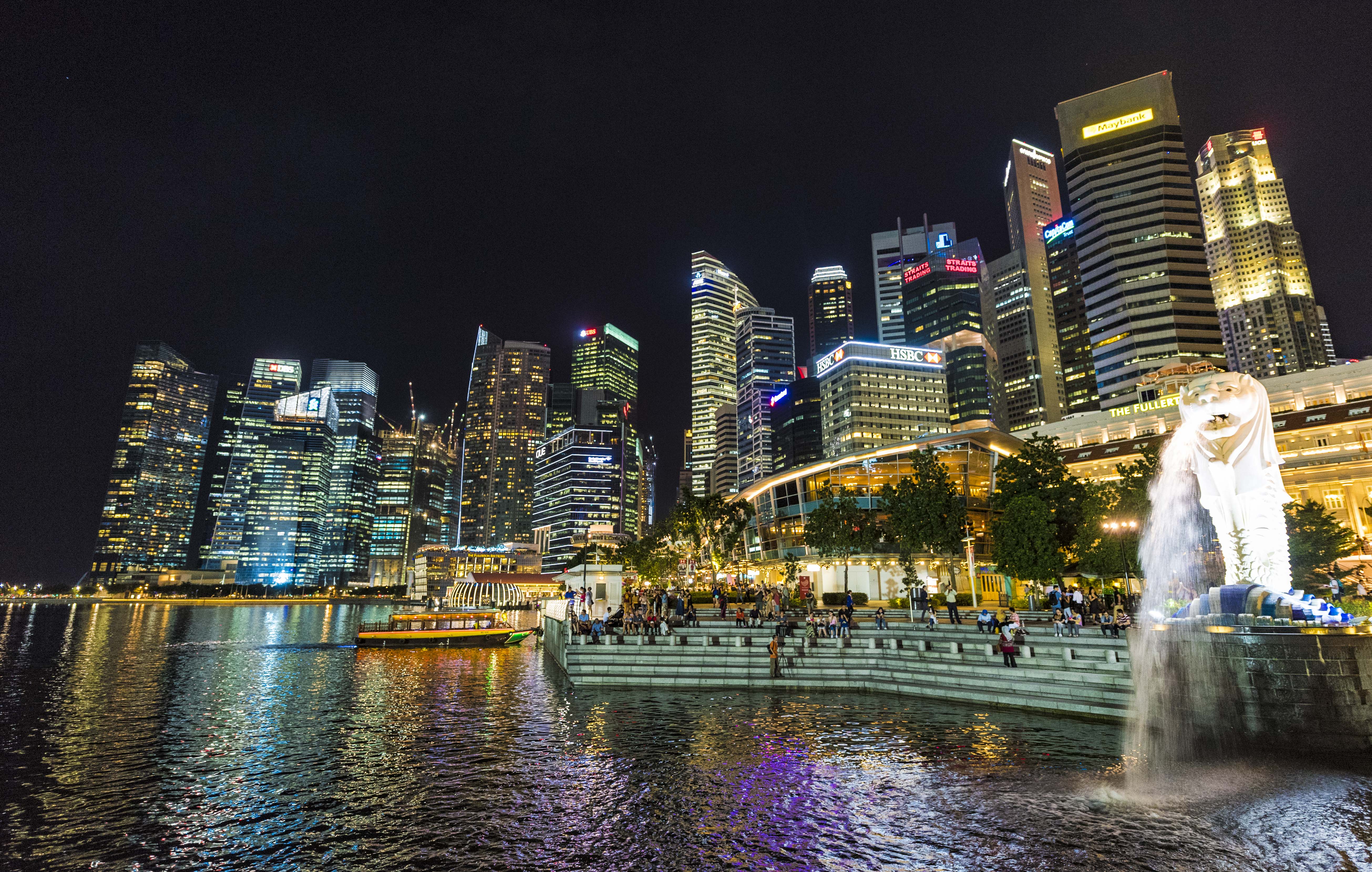 新加坡夜景旅游攻略,新加坡克拉码头夜景