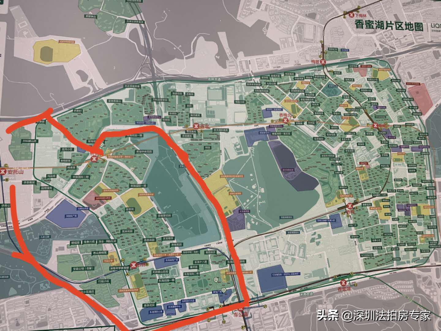 福田两大学区房片区，百花与香蜜湖该如何选择？深实验VS深高级