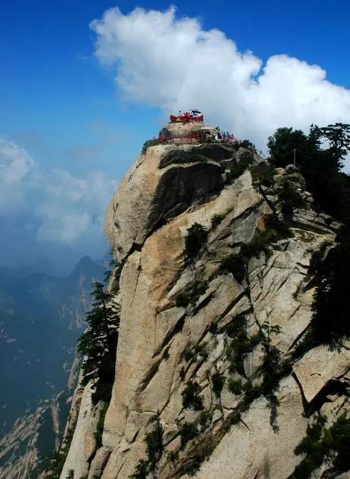华山未解之谜长空栈道,华山黑龙潭和仰天池