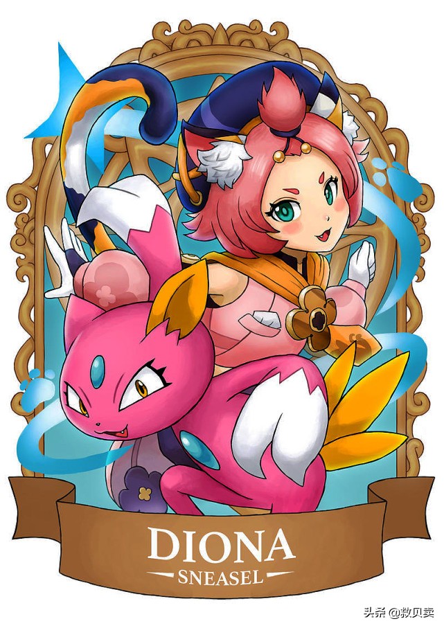 当《原神》角色拥有宝可梦，可莉变*弹炸**狂人，凝光猫老大完美搭配