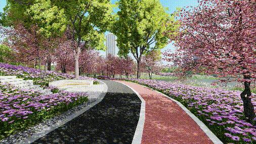 大型绿地公园,25万平方人工湖