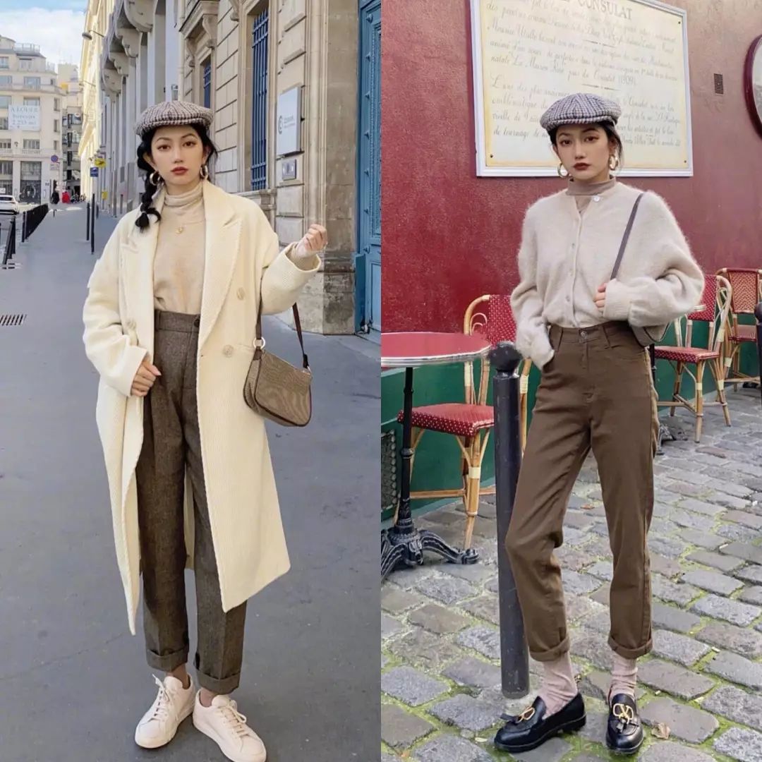 2022冬季穿搭最时尚的小姐姐,27套超实用的冬日基础款穿搭