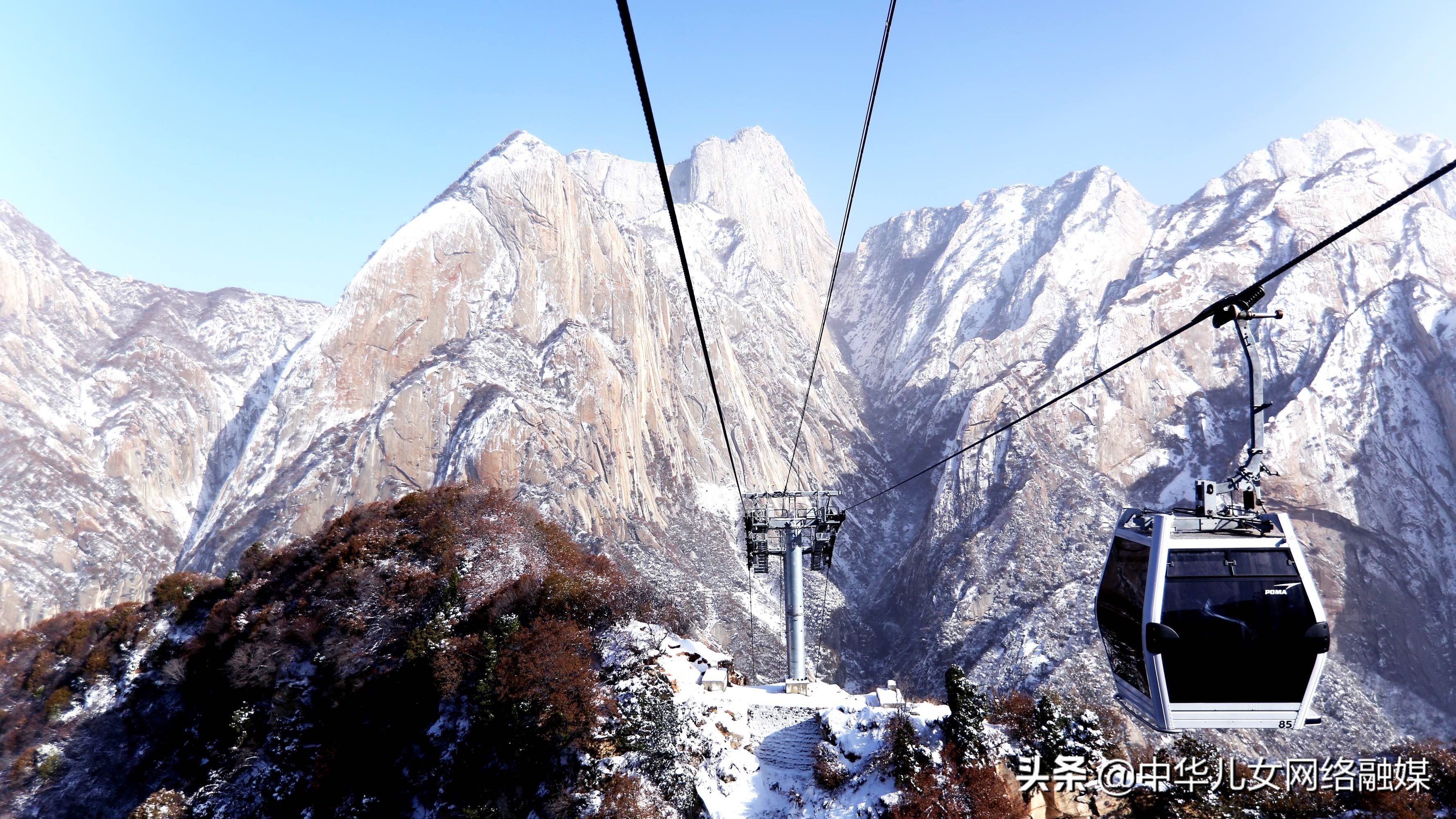 华山西峰索道2020,华山西峰索道今日客流量