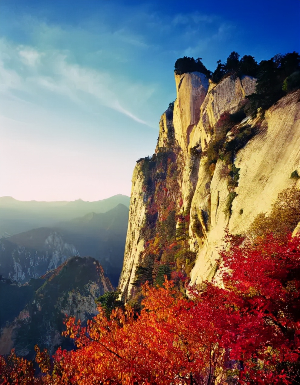 华山游览线路示意图,自由行华山一日游最佳路线